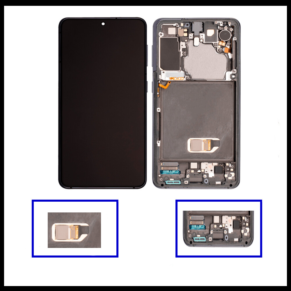 Image 2 - For Samsung Galaxy S21 / SM-G991F Grey Display Screen Touch Replacement LCD