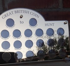 Professional Coin Display cases- Coin Holders - Coin Cases 10p - 50p - £1 - £2*