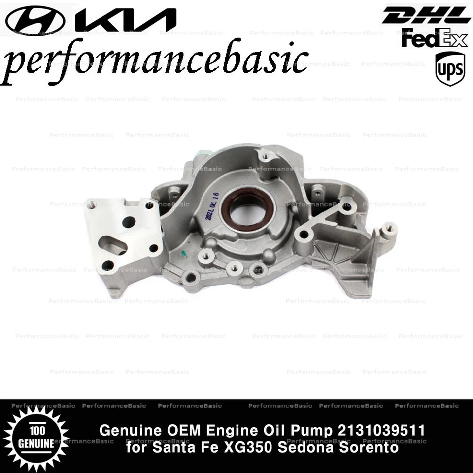 Bomba de aceite de motor original OEM 2131039511 para Santa Fe XG350 Sedona Sorento  Foto 3 de 4