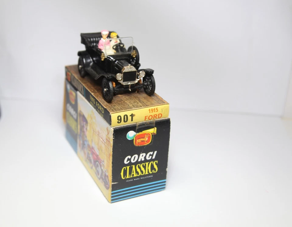 Ford Modelo T Tin Lizzy Corgi 901 1915 en caja original - casi como nuevo vintage Foto 4 de 4