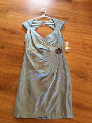 melanie metallic party dress Melanie Metallic Party Dress Green
