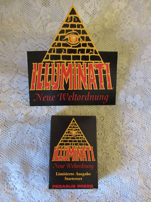 GERMAN Limited Edition 1994 55 Card Deck Illuminati New World Order INWO Game