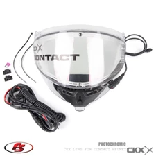 NEW CKX Electric Heated Photochromic SHIELD FOR CONTACT Snowmobile Helmet EDL
