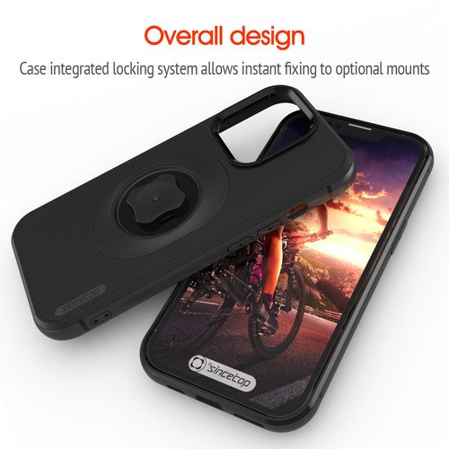 Shockproof Case with Adapter for iPhone 17/16/15/14/13/ to sincetop Mount/Holder - 第 5/9 張圖片