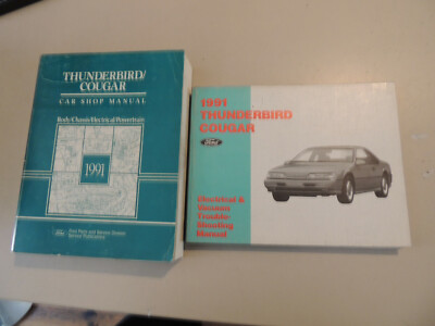 . Ford Thunderbird Cougar 1991 Service workshop shop manual Werkstatthandbuch