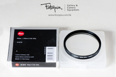 Brand New Leica E55 UVa Filter - Black / 13373 (GERMANY