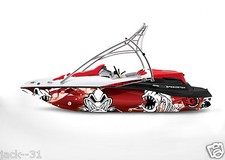 GRAPHIC KIT DECAL BOAT SPORTSTER SEA DOO SPEEDSTER SPORT WRAP SCARY FISH