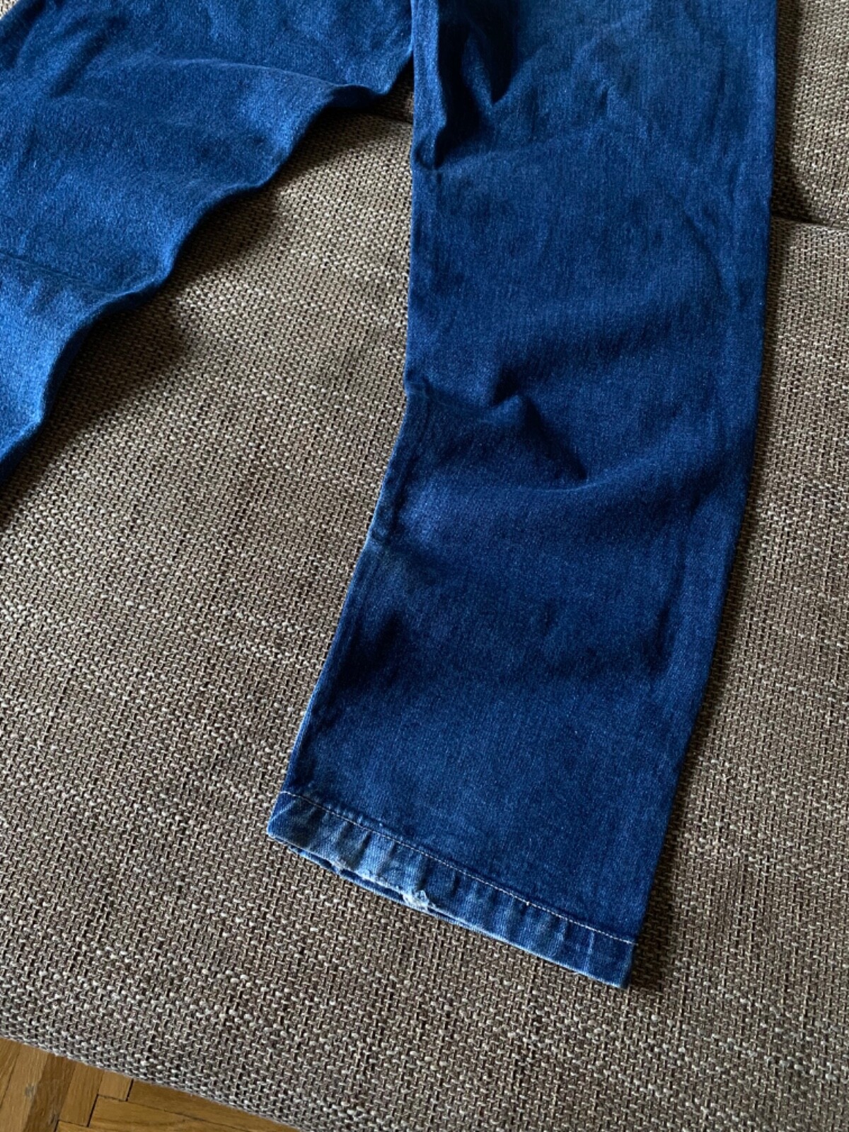 VTG 90s INDIGO KARL KANI JEANS OVERSIZED DENIM CHORE JACKET 58” (54) XXXL