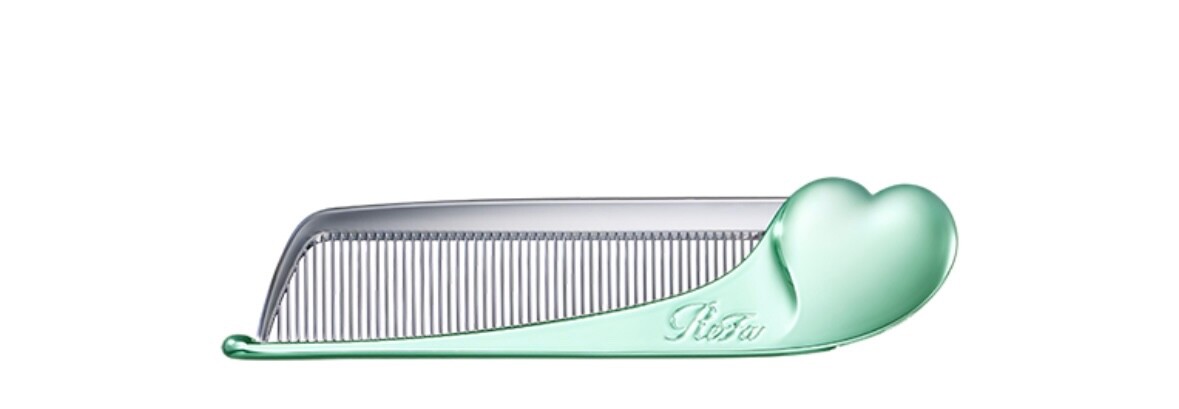 ❤️ReFa❤️HEART COMB Aira CHROME ReFa HEART COMB Aira Chrome Plated Marks Structure Lock
