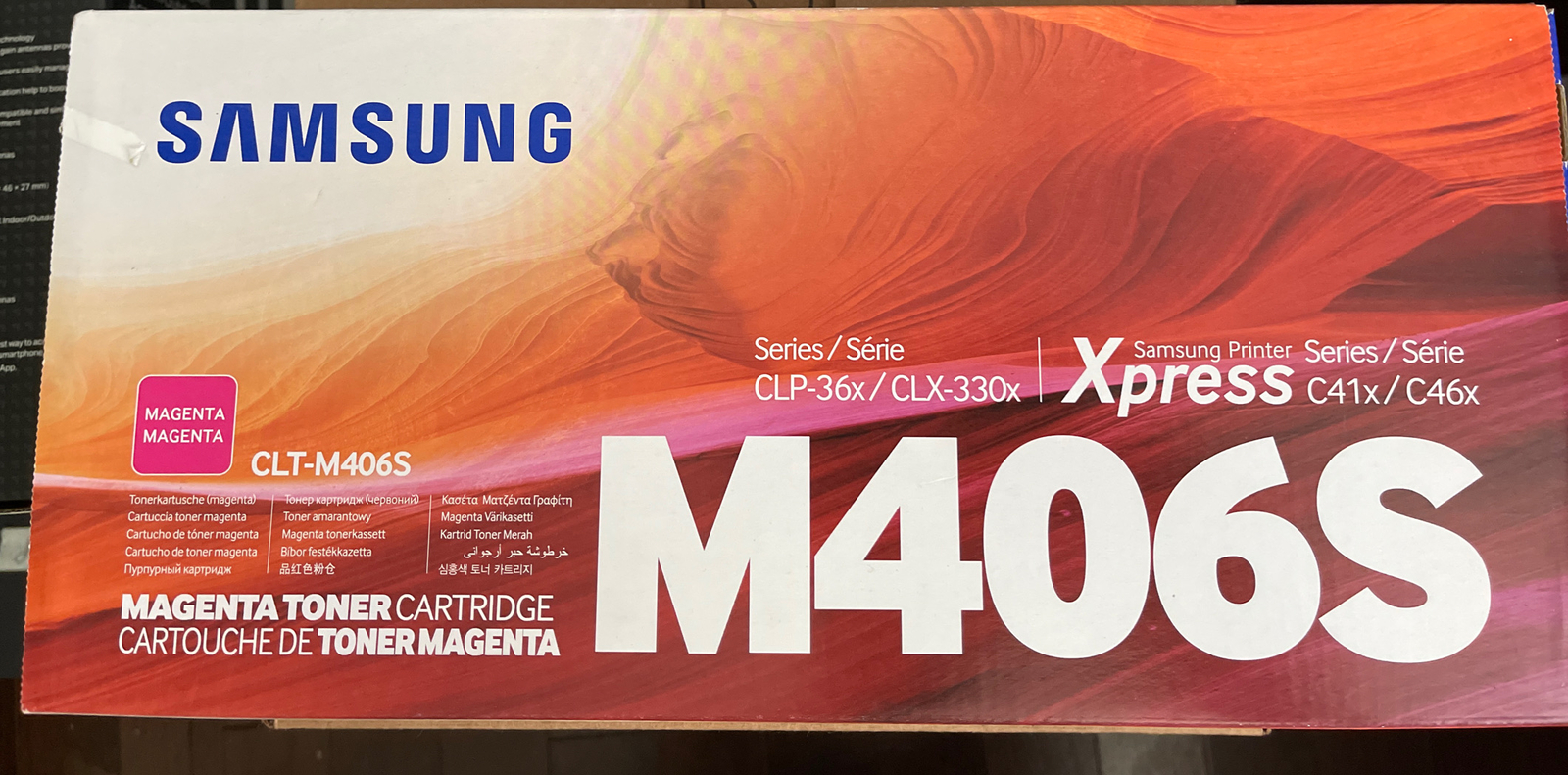 Genuine Samsung Magenta CLT-M406S Toner