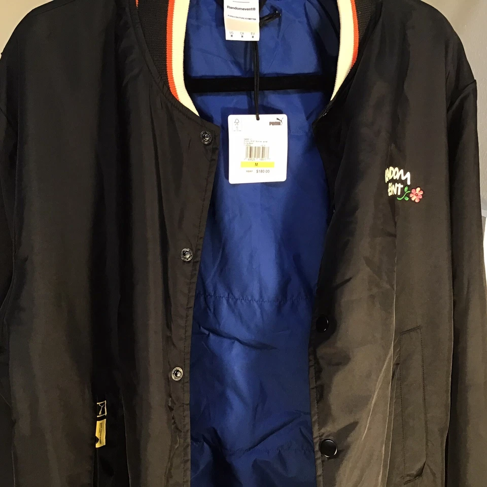 * Новый * Puma Randomevent Bomber куртка коричневый Sz S с ярлыками - Изображение 4 из 4