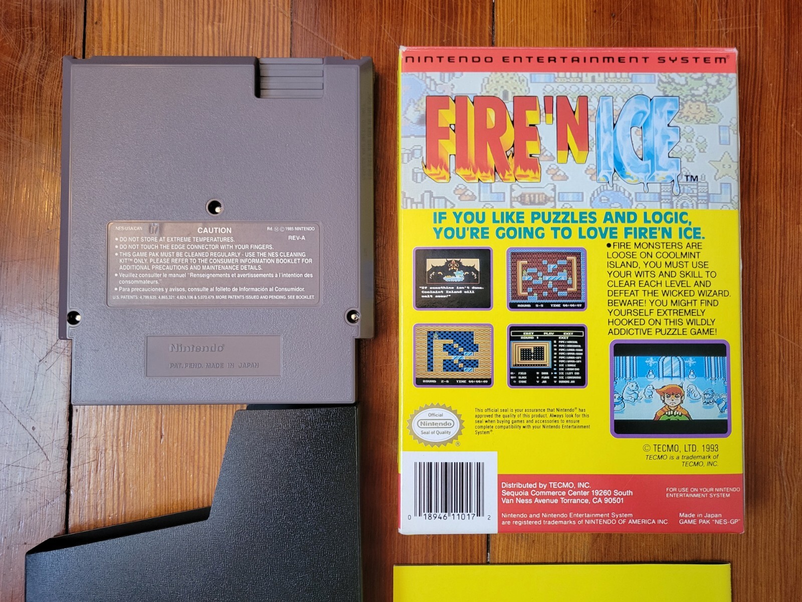 Fire 'N Ice Nintendo NES Complete in Box CIB All Inserts Fully Tested