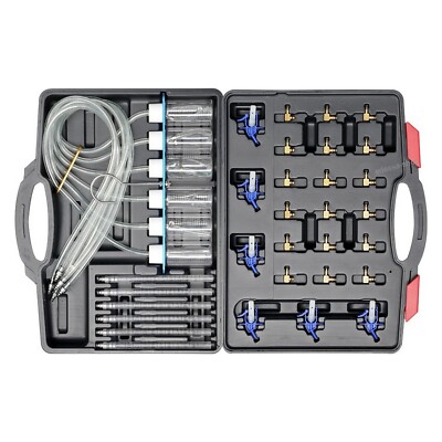 Common-Rail-Tester mit 24 Adaptern Injektoren-Rücklauf Mengen-Messgerät YT7306