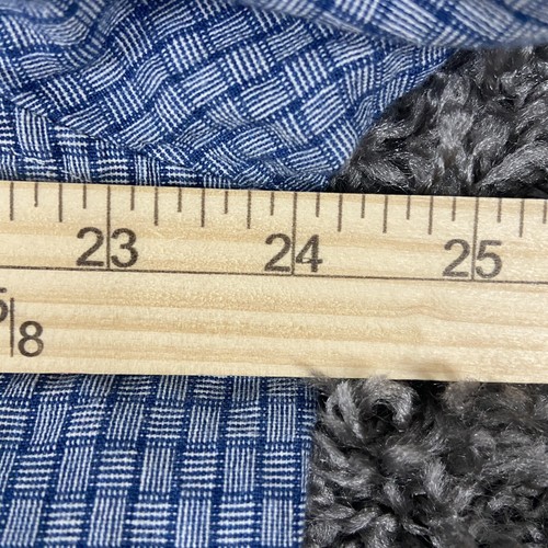 Abercrombie & Fitch Herren 2XL blau kariert Langarmshirt geknöpft - Bild 8 von 9