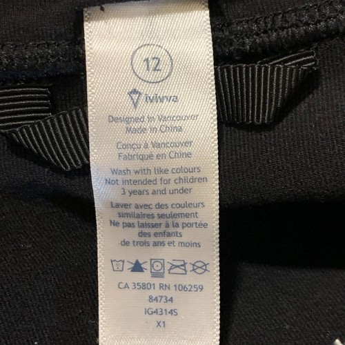 Ivivva Girls Full Zip Long Sleeve Athletic Yoga Long Sleeve Sweatshirt Size 12 - Picture 7 of 14
