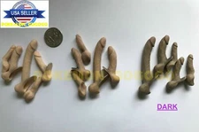  5 x BIG 1/6 Scale Male Dark Skin Genitals Penis For 12" Male Body Phicen ❶USA❶
