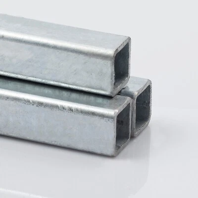 STAHL-SHOP24 Verzinkt Stahl Quadratrohr Hohlprofil feuerverzinkt Vierkantrohr