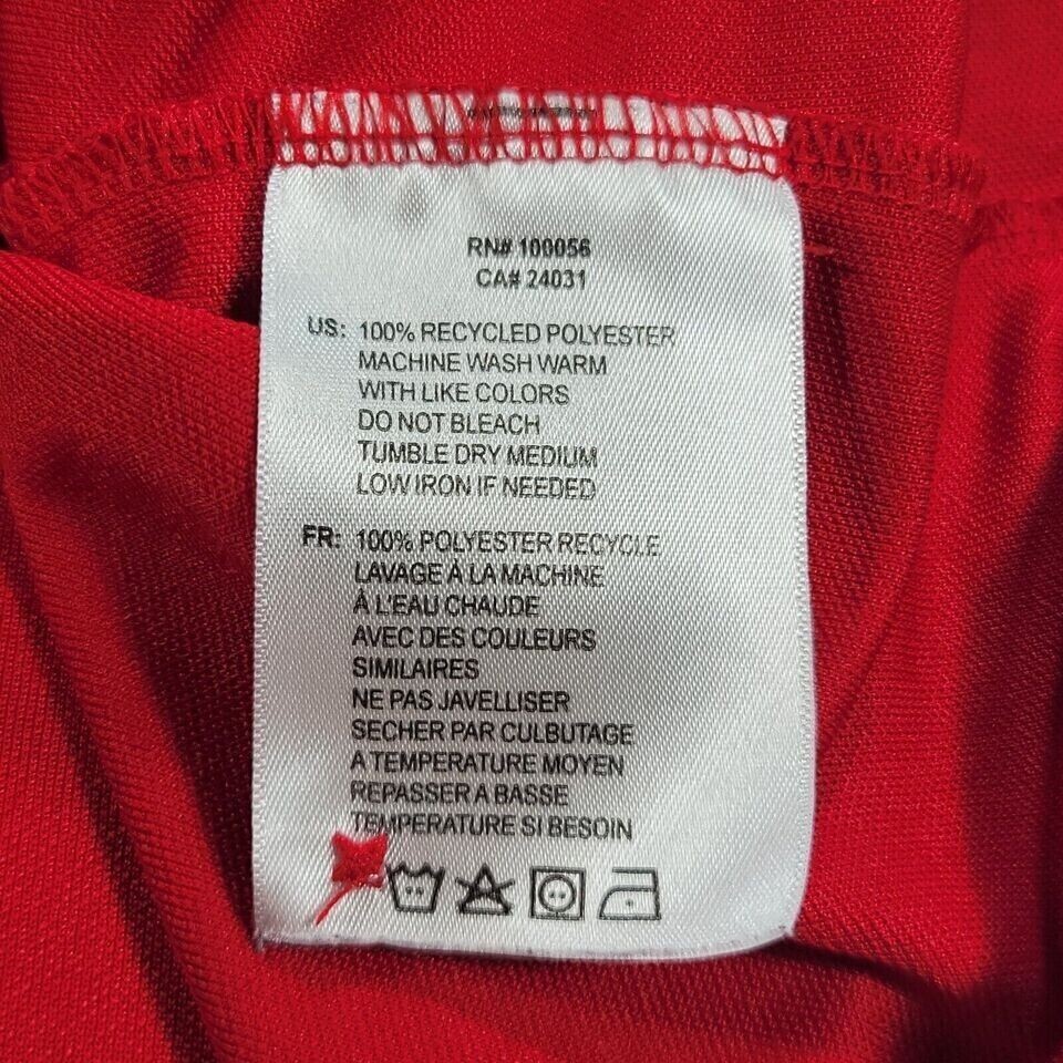 FILA Polo manica corta CFA (Chick fil A) stile squadra Oobe adulto grande
