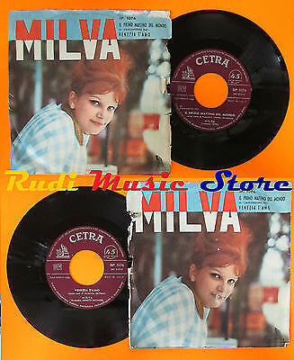LP 45 7'' MILVA Il primo mattino del mondo Venezia t'amo 1961 italy cd mc dvd*