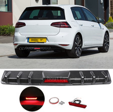 Heckdiffusor + LED Licht Heck Diffusor Heckstoßstange für VW Golf 7 & GTD / GTE
