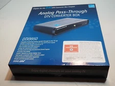 Analog Pass Through DTV Converter Box DTX 9950