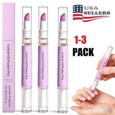3 3 In 1 Cuticle Oil Pusher Pen, Ceramic Cuticle Oil Cuticle Pusher Nail Oil Pen