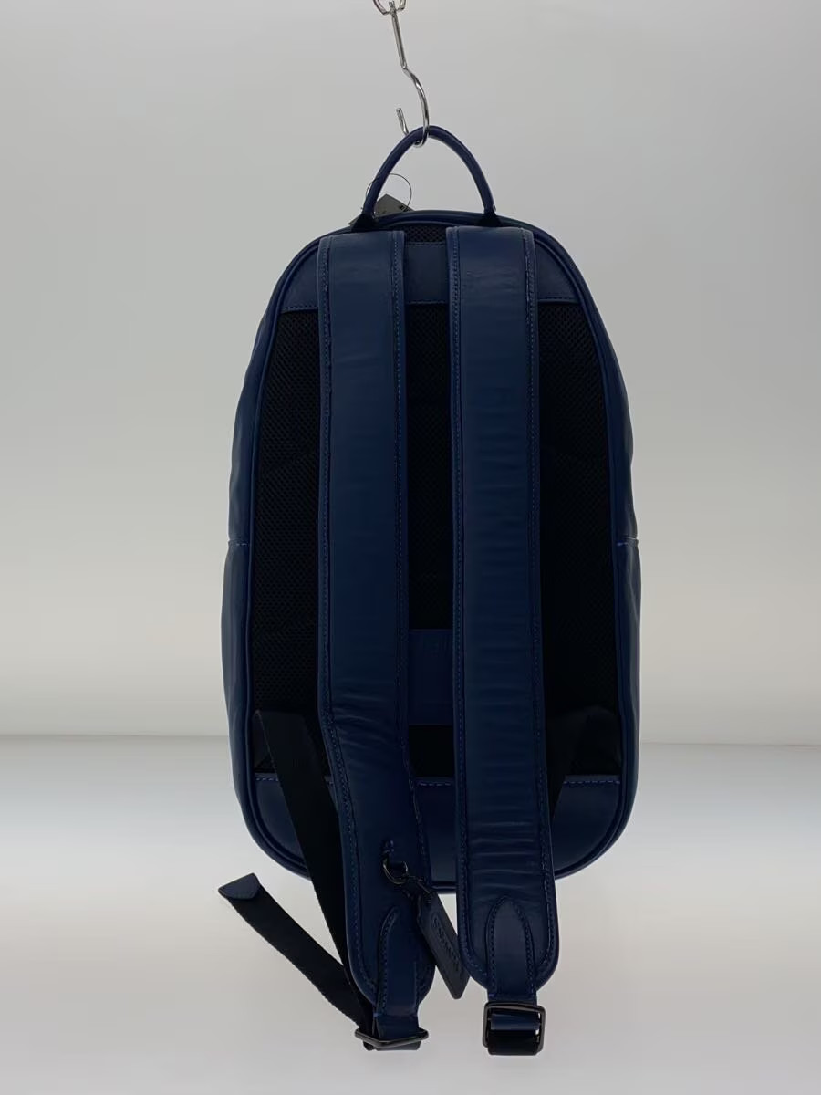 COACH Backpack Leather BLU Plain - image 3