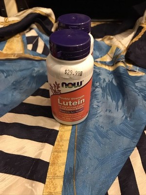 Now Foods Lutein Double Strength 20mg Dietary Supplement 90 Capsules