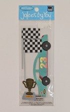 Jolee's Race Car Racing Mini Pack Of Scrapbooking Embellishments