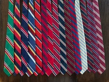 Vintage Brooks Brothers Makers All Silk Made in USA REPP Stripe - See Dropdown