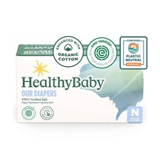 Healthy Baby Disposable Diapers w/ Organic Cotton Newborn - 66ct