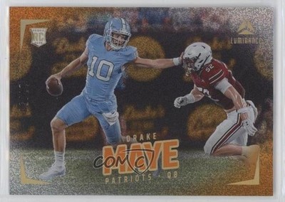 2024 Panini Luminance Rookies Orange 17/50 Drake Maye #177 Rookie RC mq1