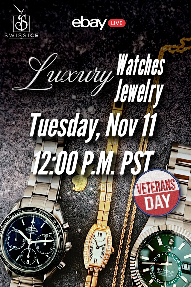 💸 $1 LIVE WATCH AUCTION ‼️ Omega ⚡ Rolex 🔥 Breitling ⌚  NO RESERVE ‼️