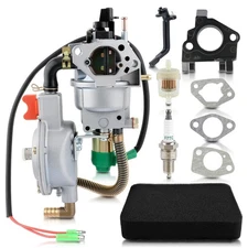 LPG NG Dual Fuel Carburetor For Harbor Freight Predator 8250 8750 9000 Generator
