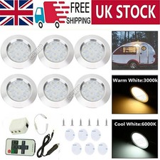 2-20PCS 12V Interior LED Spot Lights Camper Van Caravan RV Motorhome Downlight