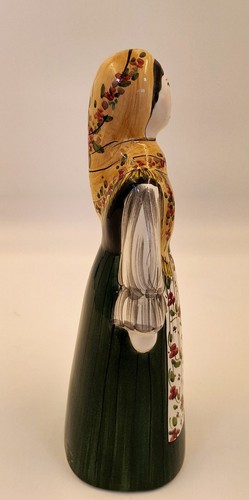Babushka Doll Lady Figurine Ceramic Hand Painted Glazed Fast Dispatch Free Post! - Picture 4 of 9