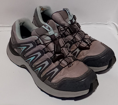 Salomon XA Comp 7 Trail Running Hiking Shoes Gray/Blue 327090 Men's Size 8