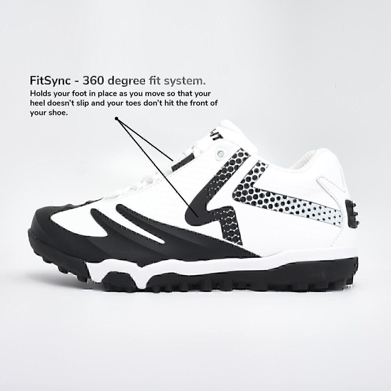 Ringor SwiftStep Pro Women's Softball Turf Shoes White