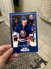 2024-25 adam pelech authentic autographed card