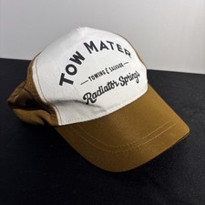 HTF Disney Parks Cars Land Tow Mater Kids Size Hat Cap