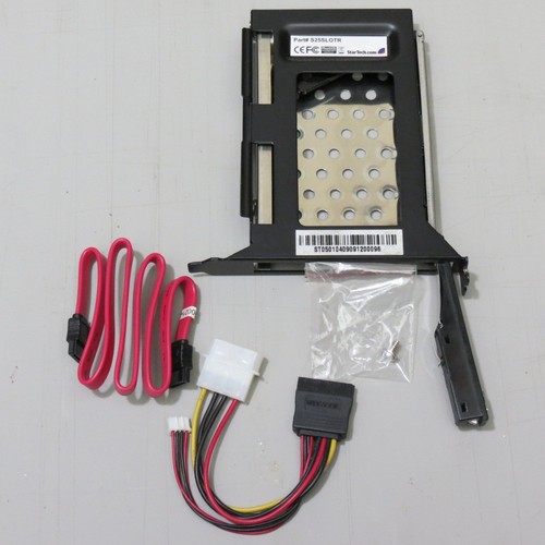 StarTech S25SLOTR 2,5 Zoll Wechsel-SATA Laufwerksgehäuse für PCI Slot gebraucht