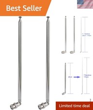 Portable 20-1300MHz Scanner Antenna Set - 2-Pack for Ultimate Flexibility