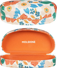 Hard Shell Sunglasses Case,Classic Large Glasses Case for Sunglass, Eyeglasses w