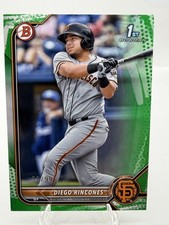 2022 Bowman #BP-65 Diego Rincones Prospects Green #/99