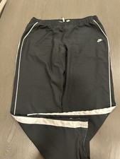 Vintage Y2K Nike Windbreaker Black Track Pants Men  s Size Large Baggy