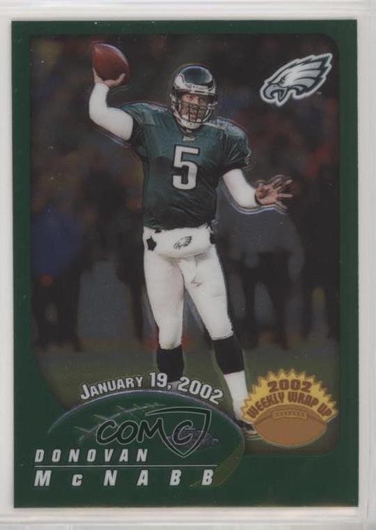 2002 Topps Chrome 2002 Weekly Wrap Up Donovan McNabb #164 7fj