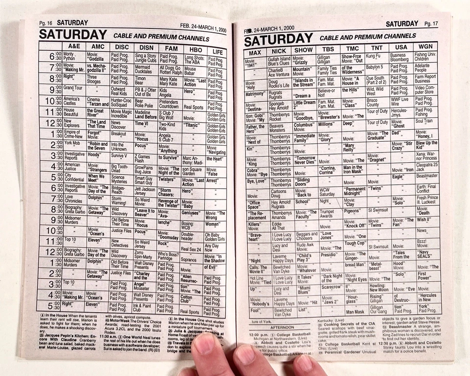 2000 2/24-3/1 SUNSTATIONS regional tv guide CLEVELAND AREA "The 10th Kingdom" - Image 4 of 4