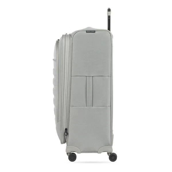 SWISS GEAR CHECKLITE SOFTSIDE CHECKED SUITCASE TEAR-RESISTANT 8 WHEELS - GRAY - Image 4 of 4