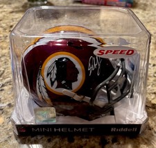 Dwayne Haskins Signed Washington Redskins Speed Mini Helmet Beckett White Ink! 