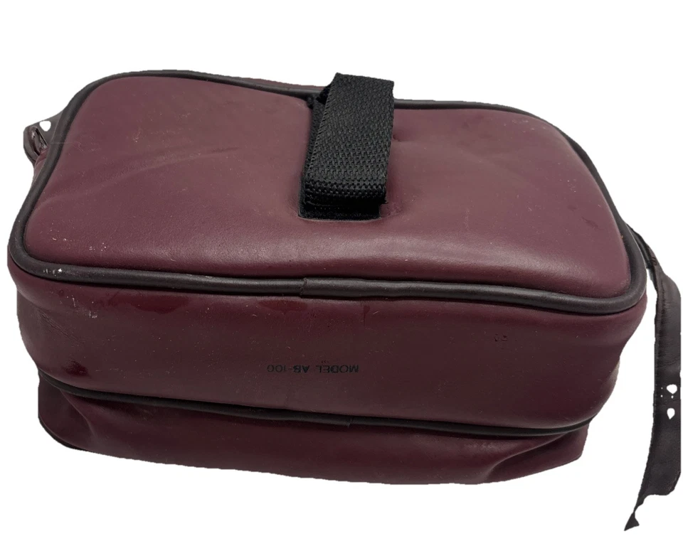 Albinar Maroon Cross Body Faux Leather Camera Bag Model AB-100 Purple - Image 4 of 4